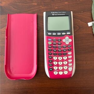 Texas Instruments TI-84 Plus Silver Edition Graphing Calculator - Magenta